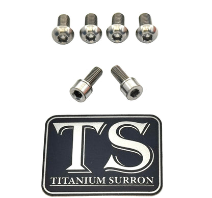 Titanium E-Moto Headlight Mount Bolts - Howling Moto
