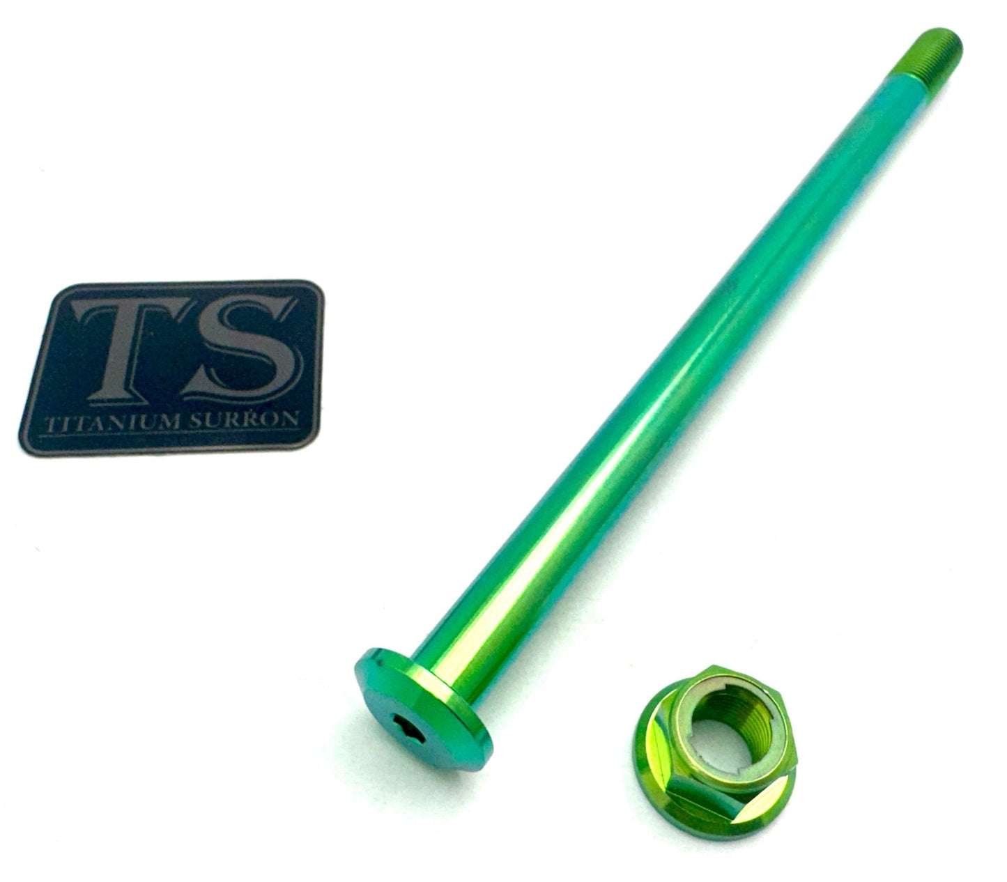 Titanium Rear Axle and Nut - Talaria - Howling Moto