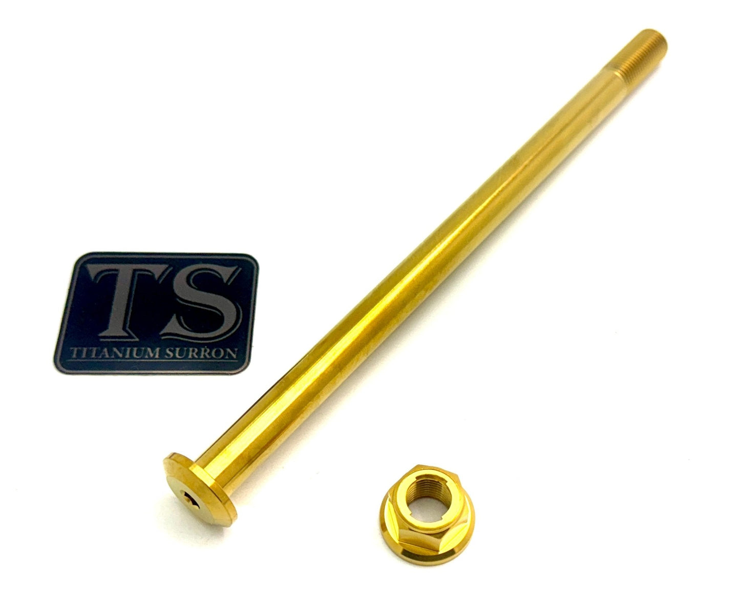 Titanium Rear Axle and Nut - Talaria - Howling Moto