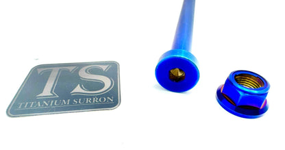 Titanium Rear Axle and Nut - Talaria - Howling Moto