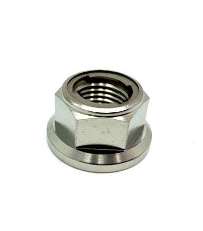 Titanium Rear Axle/ Motor Shaft Nut - M12x1.25 Metal Locking Nut