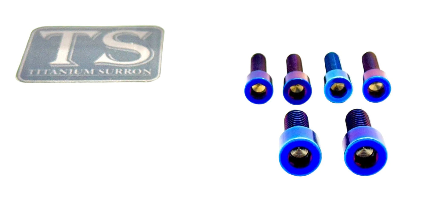 Titanium Stem/ Handlebar Mount Bolts - E-moto - Howling Moto