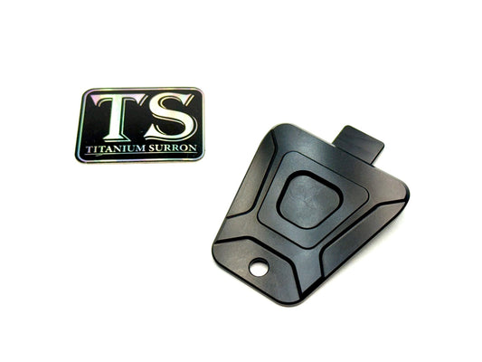 Custom CNC Aluminum Horn Delete Cover E-Ride Pro and Surron - Howling Moto
