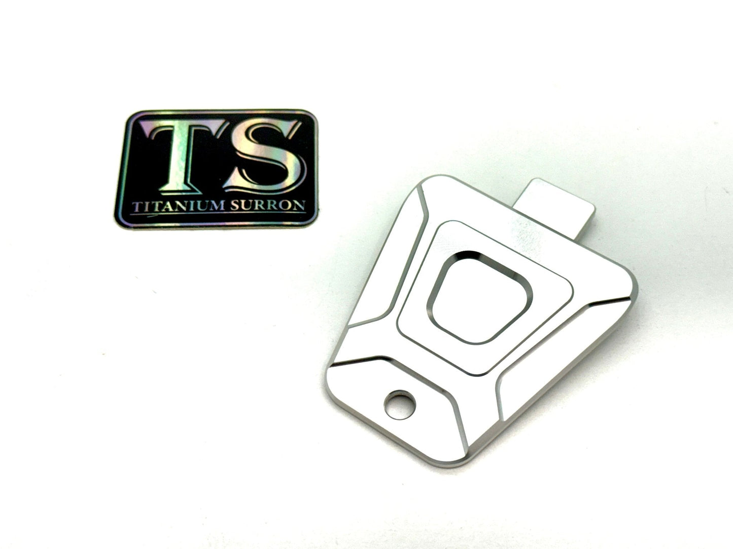 Custom CNC Aluminum Horn Delete Cover E-Ride Pro and Surron - Howling Moto