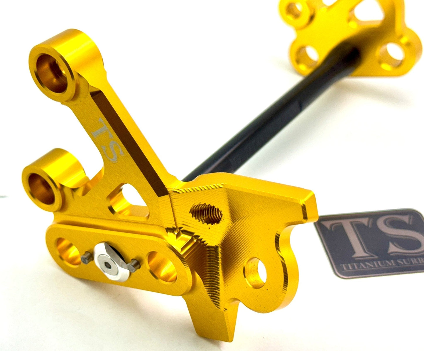 Custom CNC Aluminum Footpeg Bracket Assembly E-Ride Pro SS and S - Howling Moto