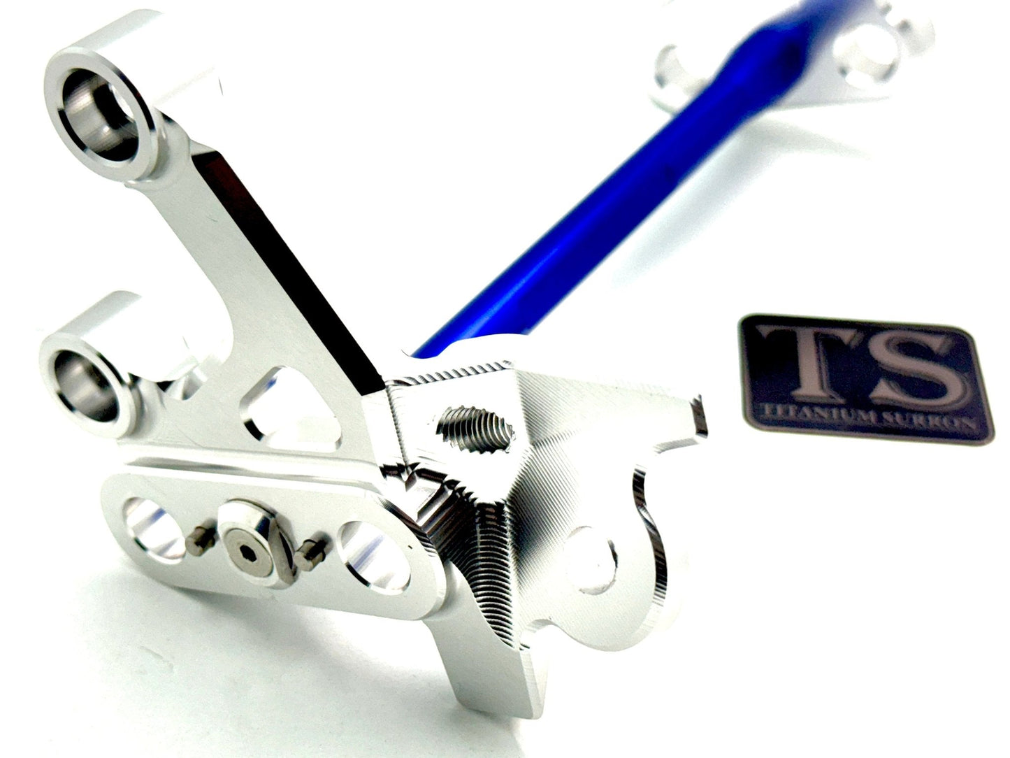 Custom CNC Aluminum Footpeg Bracket Assembly E-Ride Pro SS and S - Howling Moto