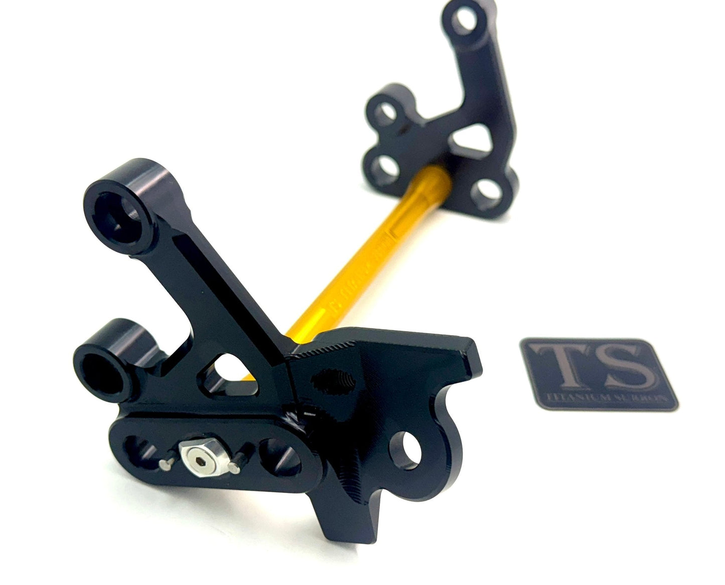 Custom CNC Aluminum Footpeg Bracket Assembly E-Ride Pro SS and S - Howling Moto