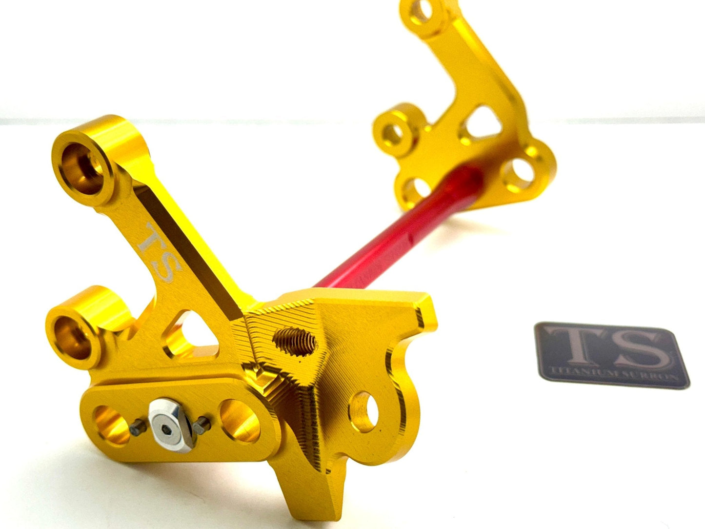 Custom CNC Aluminum Footpeg Bracket Assembly E-Ride Pro SS and S - Howling Moto