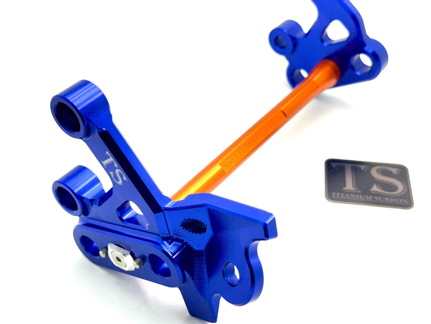 Custom CNC Aluminum Footpeg Bracket Assembly E-Ride Pro SS and S - Howling Moto