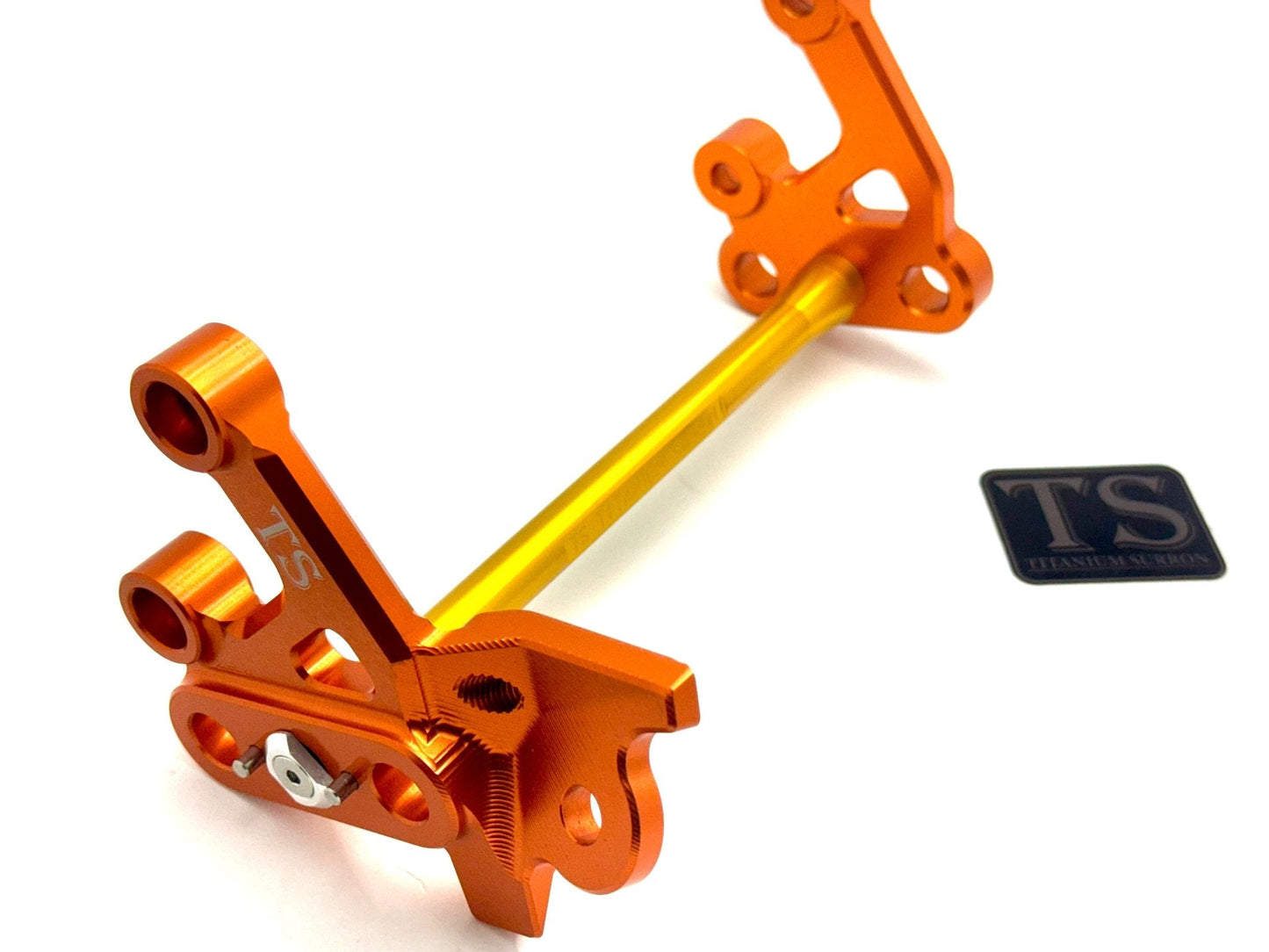 Custom CNC Aluminum Footpeg Bracket Assembly E-Ride Pro SS and S - Howling Moto