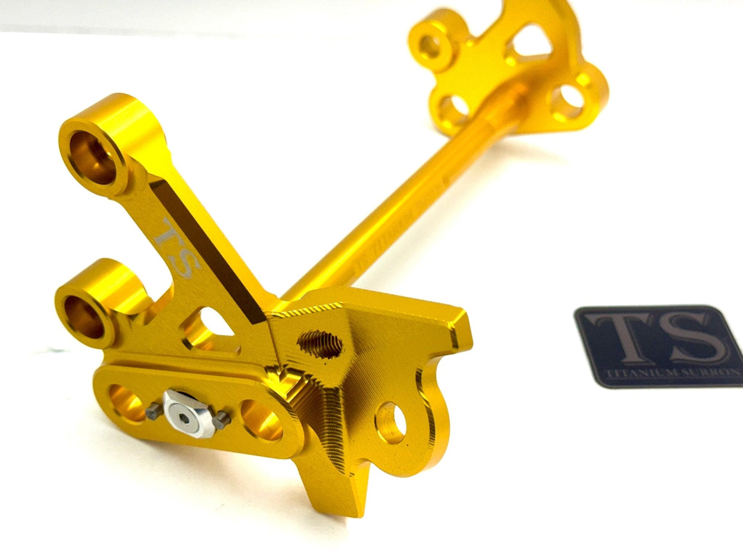 Custom CNC Aluminum Footpeg Bracket Assembly E-Ride Pro SS and S - Howling Moto