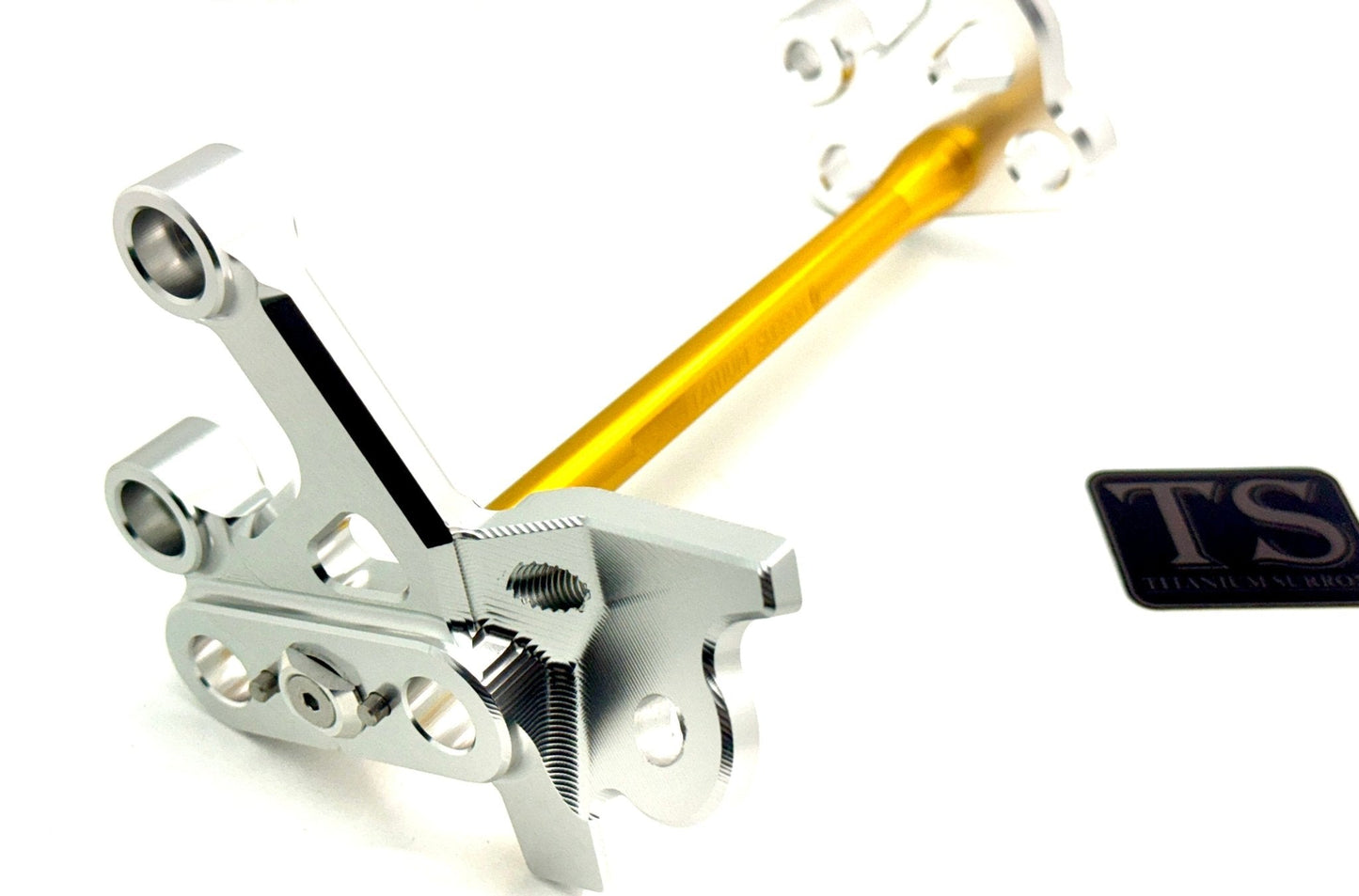 Custom CNC Aluminum Footpeg Bracket Assembly E-Ride Pro SS and S - Howling Moto