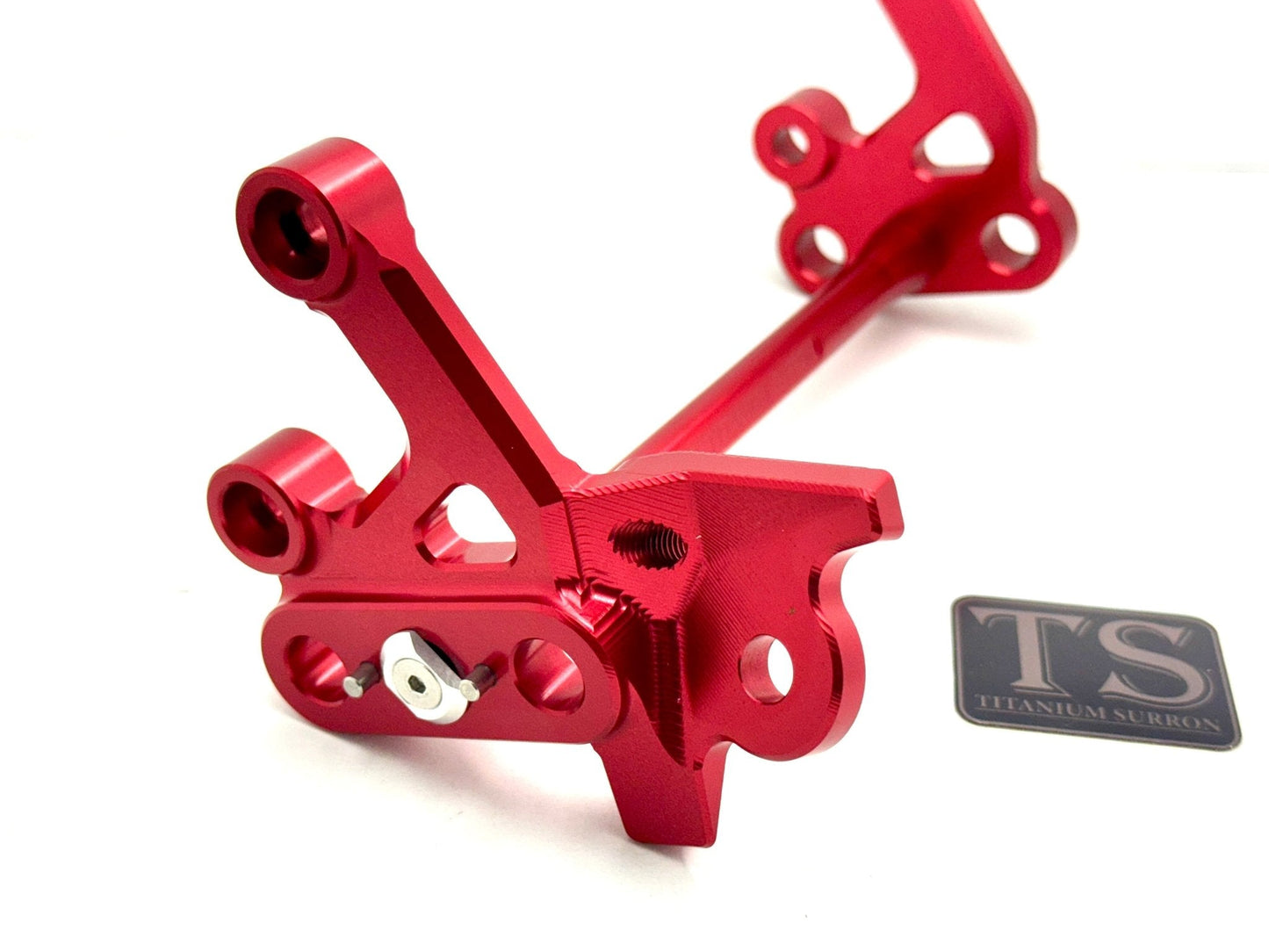 Custom CNC Aluminum Footpeg Bracket Assembly E-Ride Pro SS and S - Howling Moto