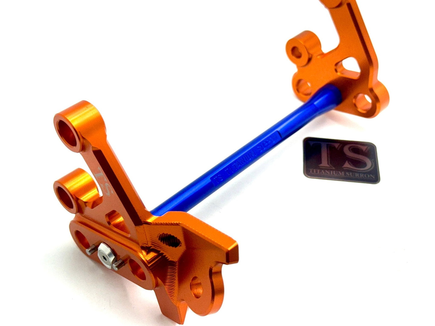 Custom CNC Aluminum Footpeg Bracket Assembly E-Ride Pro SS and S - Howling Moto