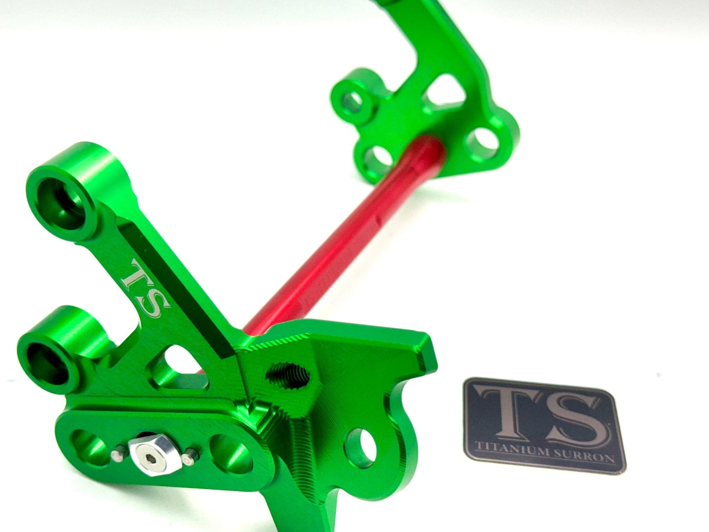 Custom CNC Aluminum Footpeg Bracket Assembly E-Ride Pro SS and S - Howling Moto