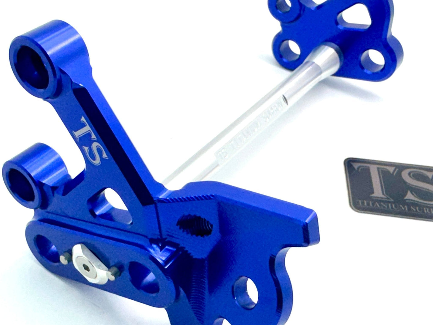 Custom CNC Aluminum Footpeg Bracket Assembly E-Ride Pro SS and S - Howling Moto