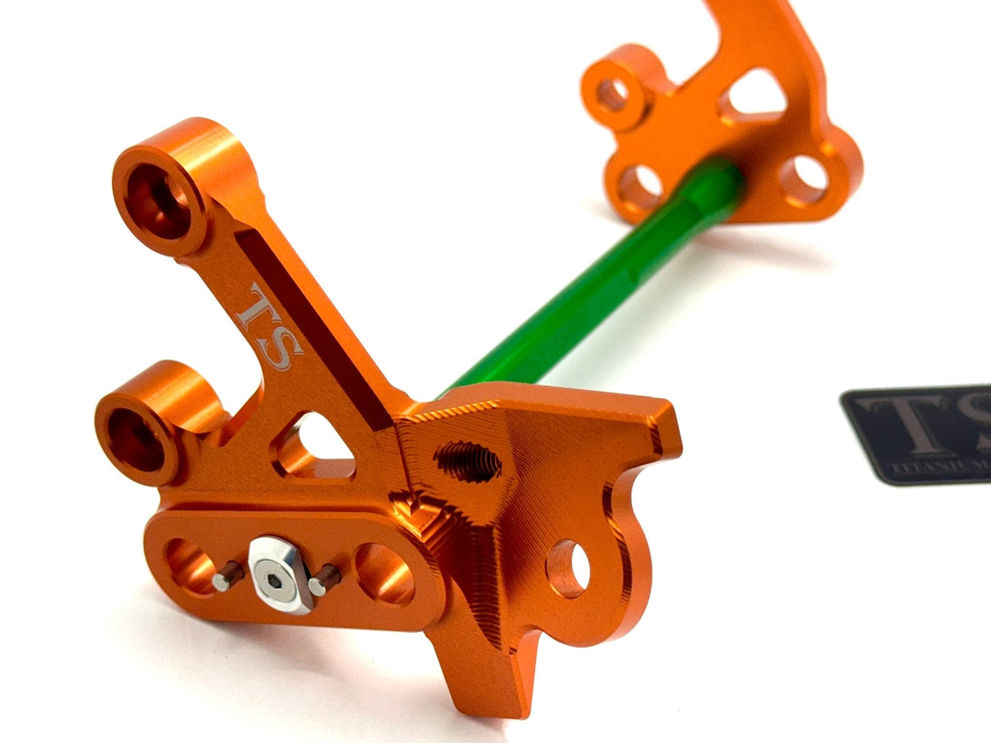 Custom CNC Aluminum Footpeg Bracket Assembly E-Ride Pro SS and S - Howling Moto