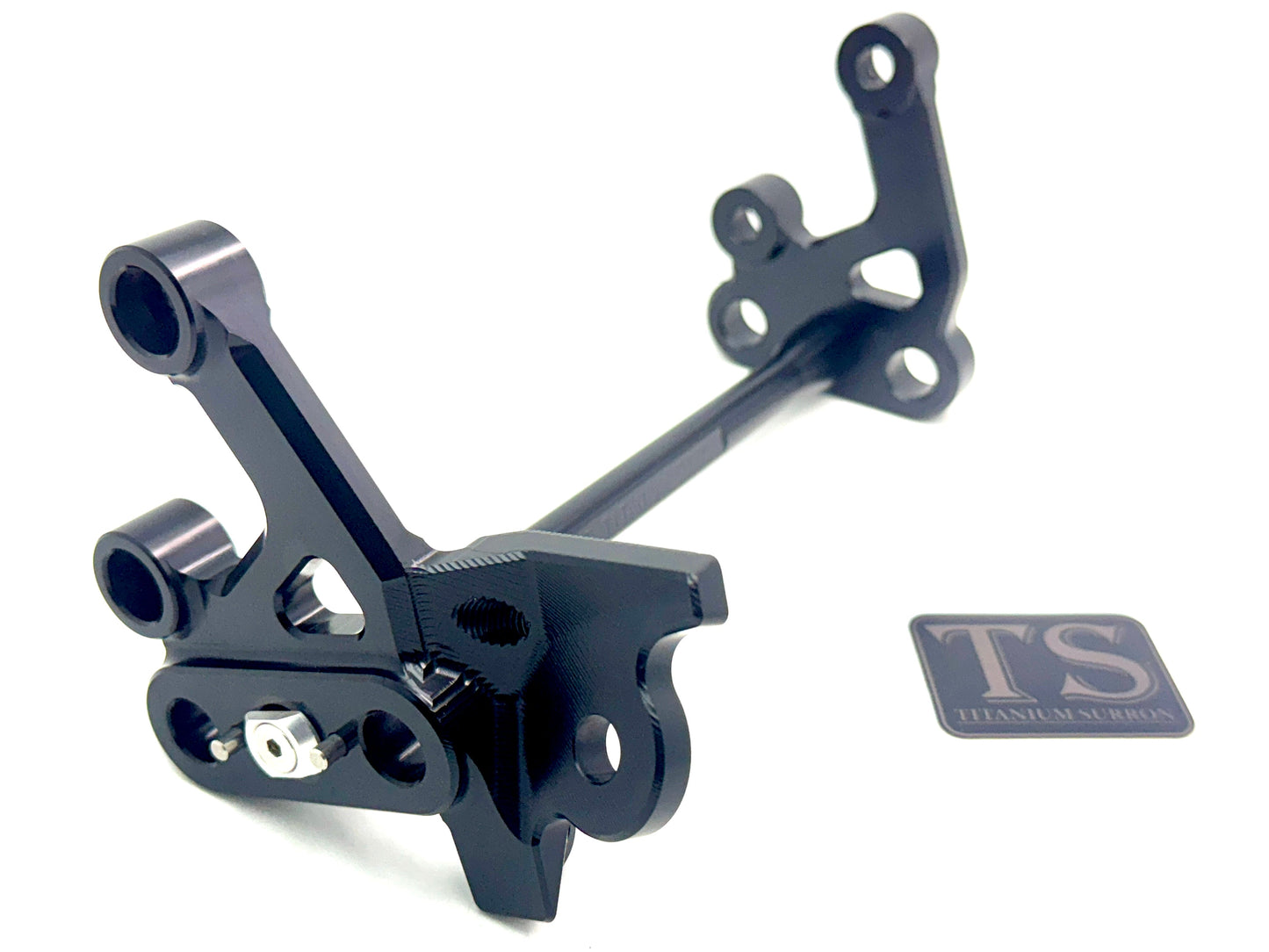 Custom CNC Aluminum Footpeg Bracket Assembly E-Ride Pro - Howling Moto