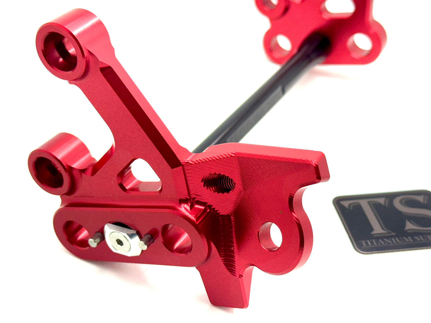Custom CNC Aluminum Footpeg Bracket Assembly E-Ride Pro - Howling Moto
