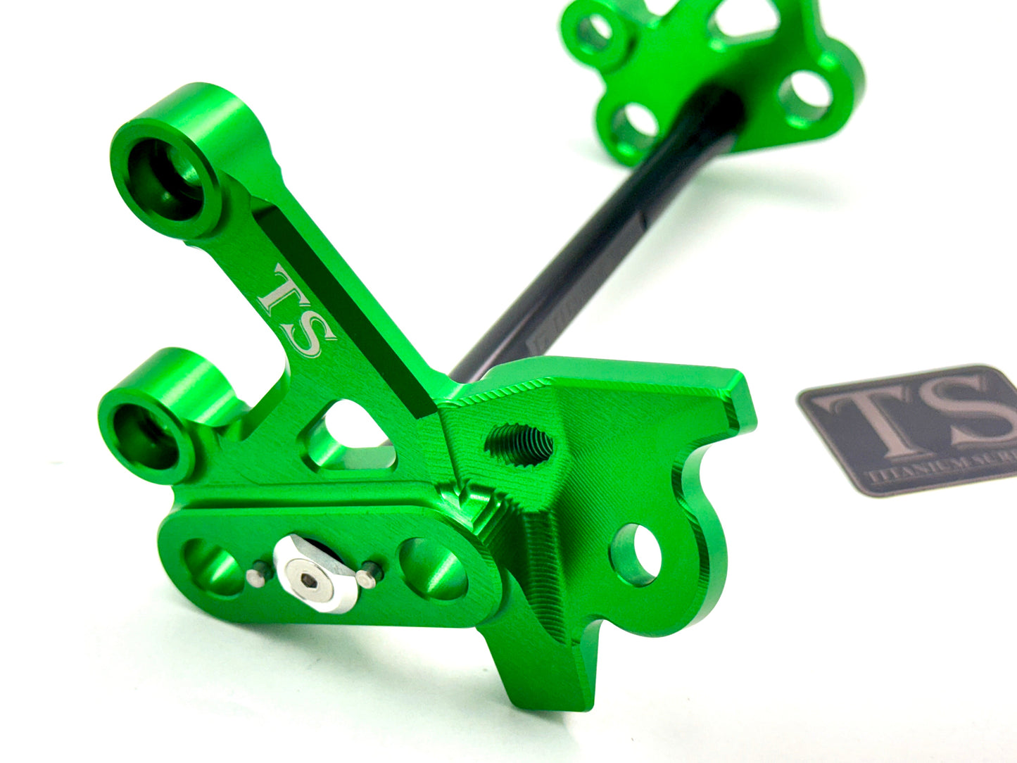 Custom CNC Aluminum Footpeg Bracket Assembly E-Ride Pro - Howling Moto
