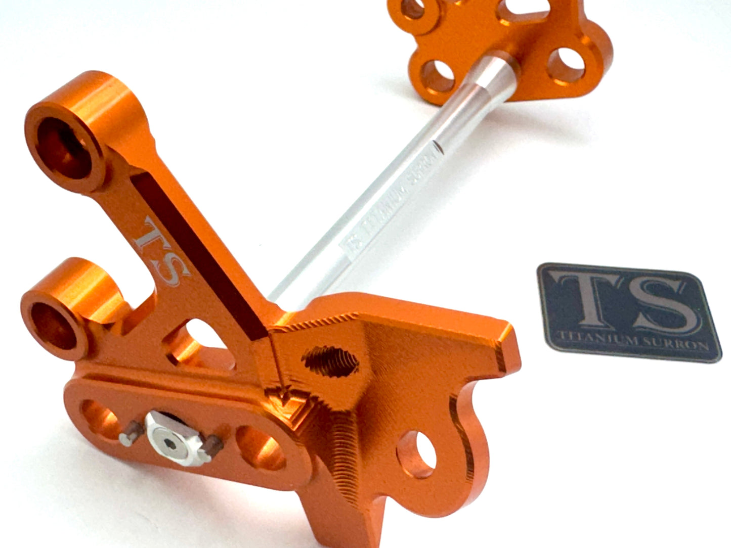 Custom CNC Aluminum Footpeg Bracket Assembly E-Ride Pro - Howling Moto