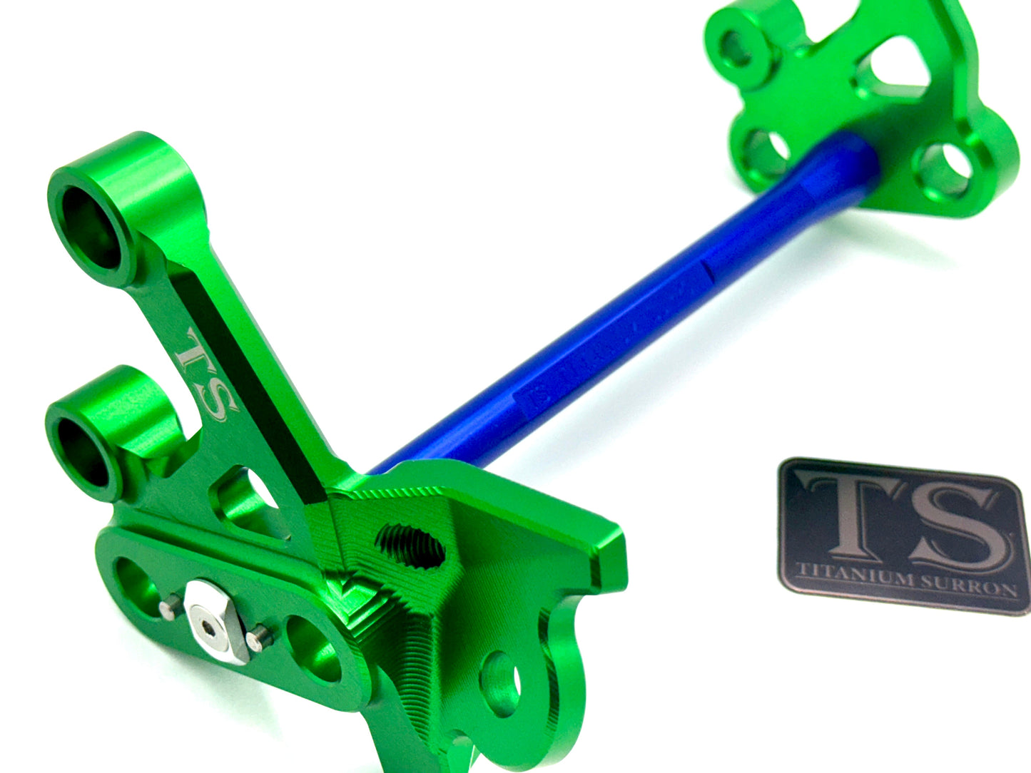 Custom CNC Aluminum Footpeg Bracket Assembly E-Ride Pro - Howling Moto