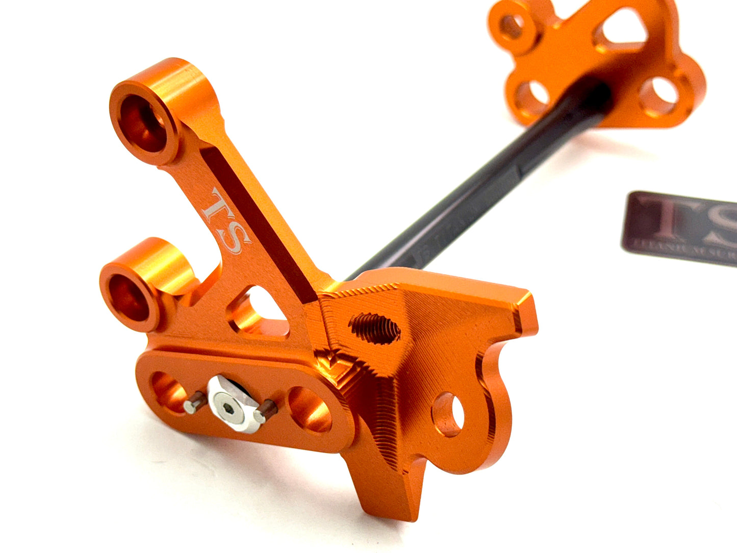 Custom CNC Aluminum Footpeg Bracket Assembly Surron - Howling Moto