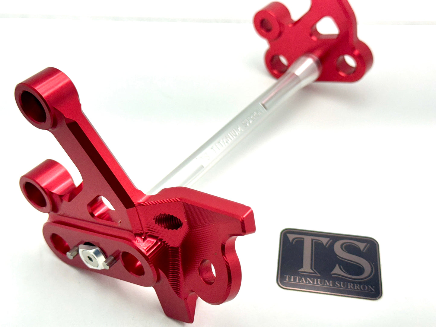 Custom CNC Aluminum Footpeg Bracket Assembly Surron - Howling Moto