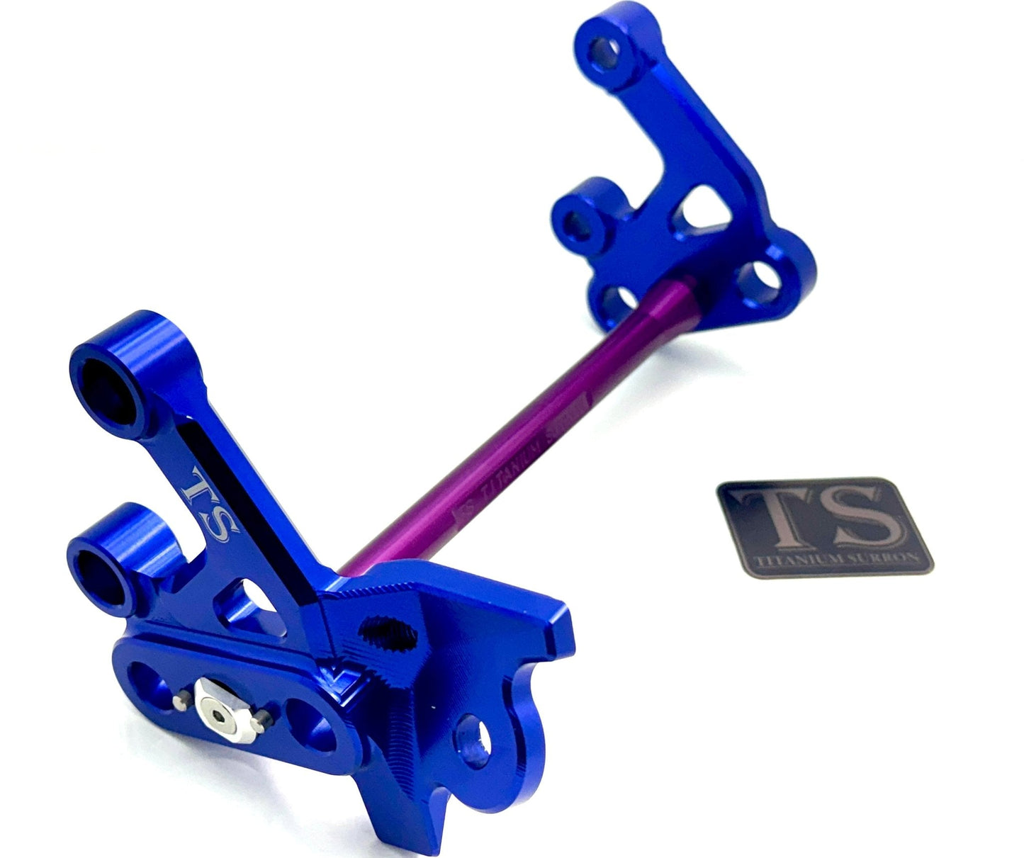 Custom CNC Aluminum Footpeg Bracket Assembly Surron - Howling Moto