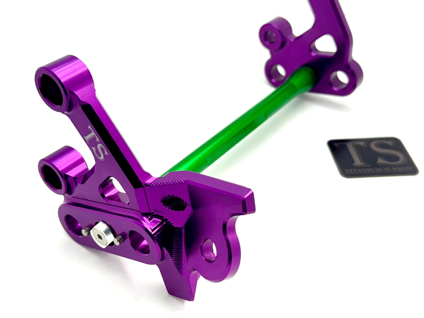 Custom CNC Aluminum Footpeg Bracket Assembly Surron - Howling Moto
