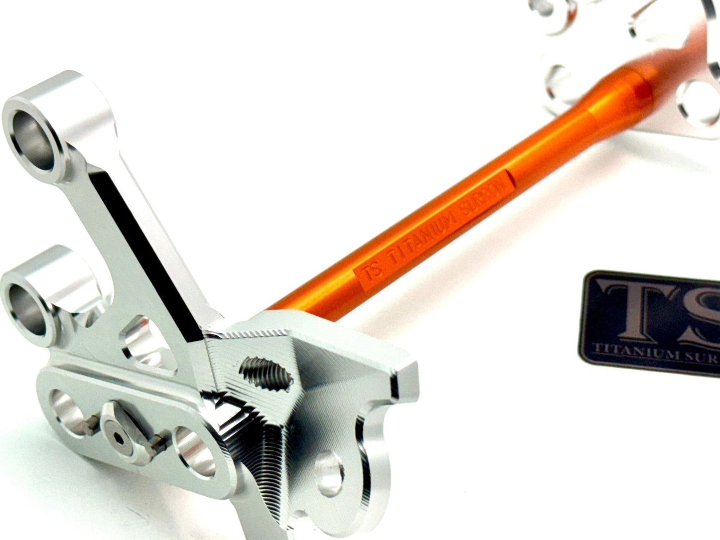 Custom CNC Aluminum Footpeg Bracket Assembly Surron - Howling Moto