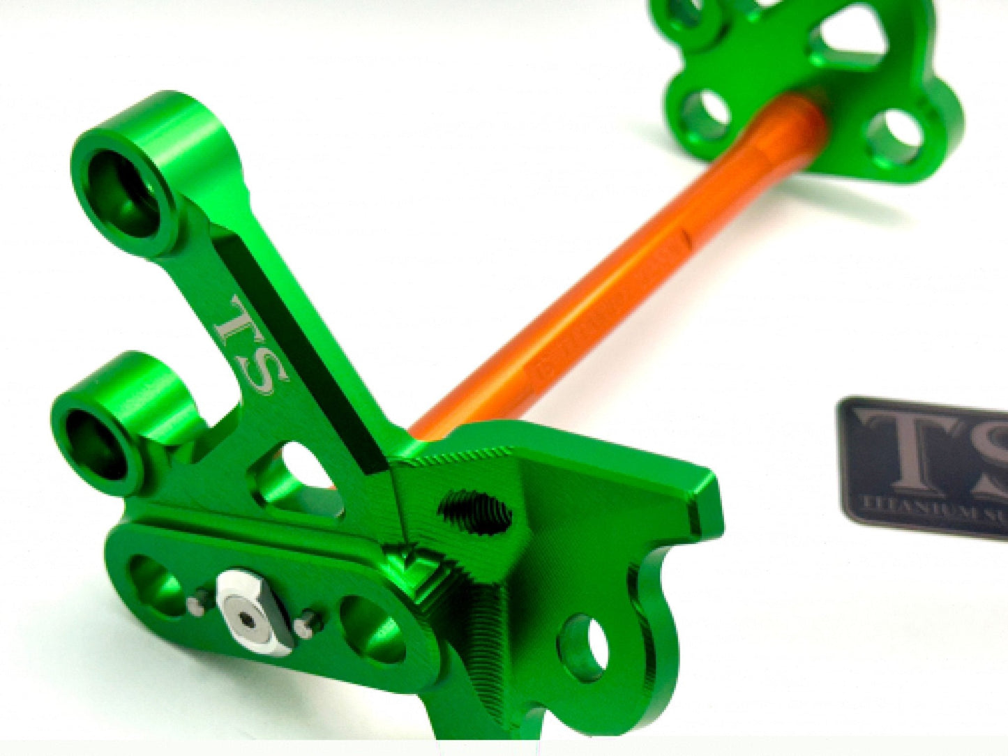 Custom CNC Aluminum Footpeg Bracket Assembly Surron - Howling Moto