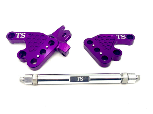 Custom CNC Aluminum Footpeg Bracket Assembly Talaria MX3, MX4, MX5 - Howling Moto