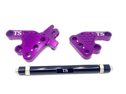 Custom CNC Aluminum Footpeg Bracket Assembly Talaria MX3, MX4, MX5 - Howling Moto