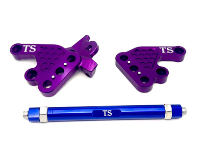 Custom CNC Aluminum Footpeg Bracket Assembly Talaria MX3, MX4, MX5 - Howling Moto