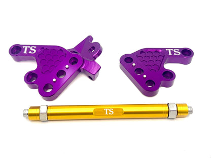 Custom CNC Aluminum Footpeg Bracket Assembly Talaria MX3, MX4, MX5 - Howling Moto