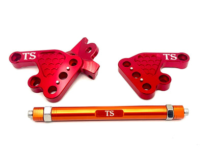 Custom CNC Aluminum Footpeg Bracket Assembly Talaria MX3, MX4, MX5 - Howling Moto