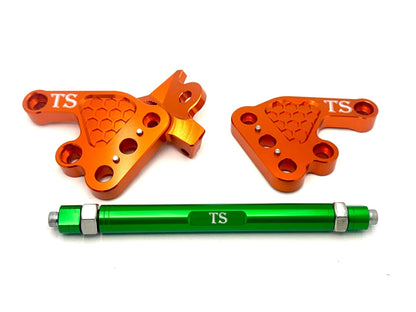 Custom CNC Aluminum Footpeg Bracket Assembly Talaria MX3, MX4, MX5 - Howling Moto