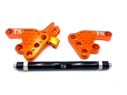 Custom CNC Aluminum Footpeg Bracket Assembly Talaria MX3, MX4, MX5 - Howling Moto