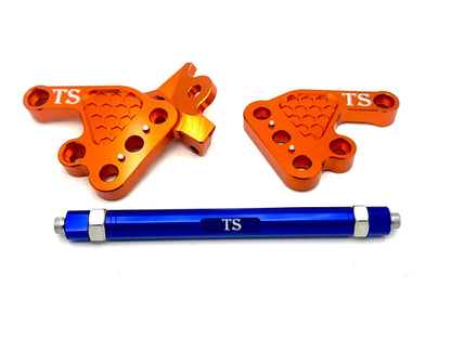 Custom CNC Aluminum Footpeg Bracket Assembly Talaria MX3, MX4, MX5 - Howling Moto