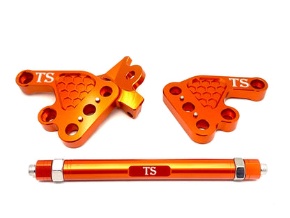 Custom CNC Aluminum Footpeg Bracket Assembly Talaria MX3, MX4, MX5 - Howling Moto