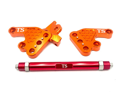 Custom CNC Aluminum Footpeg Bracket Assembly Talaria MX3, MX4, MX5 - Howling Moto