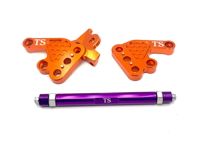 Custom CNC Aluminum Footpeg Bracket Assembly Talaria MX3, MX4, MX5 - Howling Moto
