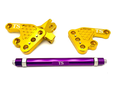 Custom CNC Aluminum Footpeg Bracket Assembly Talaria MX3, MX4, MX5 - Howling Moto
