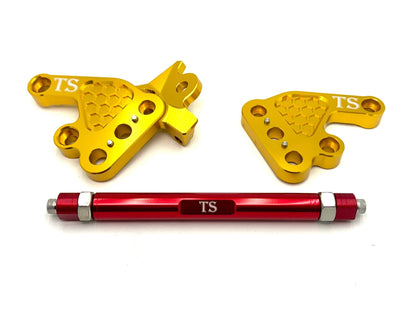 Custom CNC Aluminum Footpeg Bracket Assembly Talaria MX3, MX4, MX5 - Howling Moto