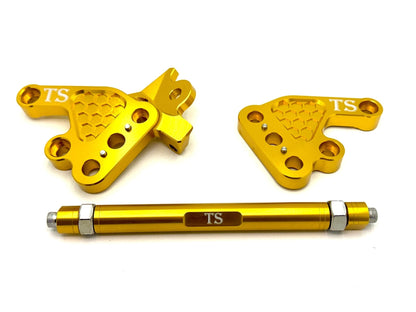 Custom CNC Aluminum Footpeg Bracket Assembly Talaria MX3, MX4, MX5 - Howling Moto