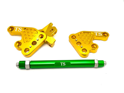 Custom CNC Aluminum Footpeg Bracket Assembly Talaria MX3, MX4, MX5 - Howling Moto