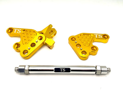 Custom CNC Aluminum Footpeg Bracket Assembly Talaria MX3, MX4, MX5 - Howling Moto