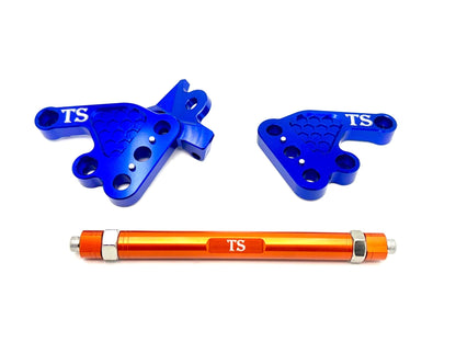 Custom CNC Aluminum Footpeg Bracket Assembly Talaria MX3, MX4, MX5 - Howling Moto