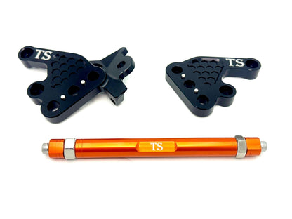Custom CNC Aluminum Footpeg Bracket Assembly Talaria MX3, MX4, MX5 - Howling Moto